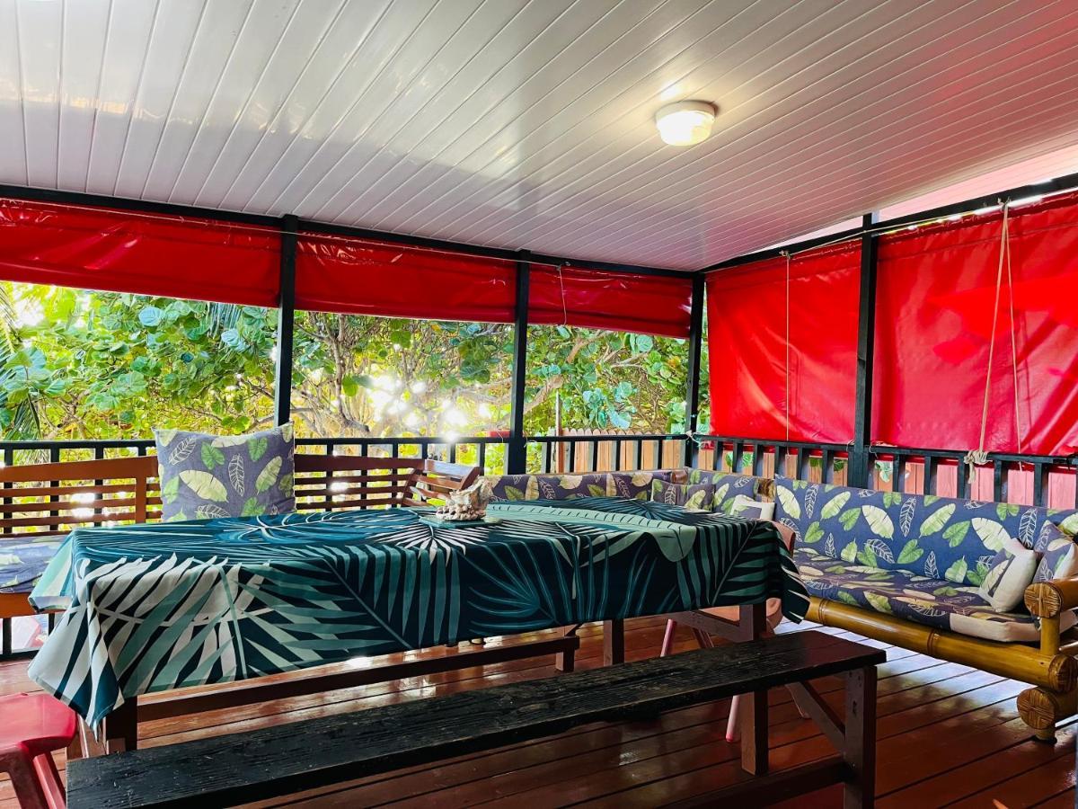 moorea temae bungalow lorry bord de mer Eksteriør bilde